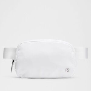 Lululemon White Zip Crossbody Waist 1L Pouch